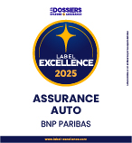 les dossiers épargne et assurance, label excellence 2024, Assurance auto BNP Paribas