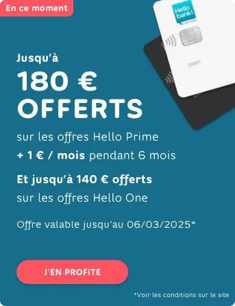 Offre bienvenue