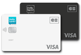 Carte VISA Hello bank! gratuite